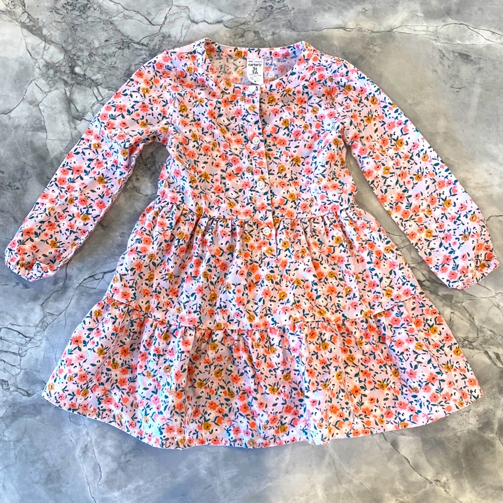 Carter’s floral toddler dress 3T
